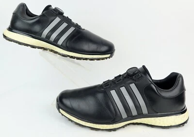 Zapatos de golf Adidas Tour360 XT-SL BOA sin clavos / negros / para hombre 12 ajuste ancho Foto 1 de 4