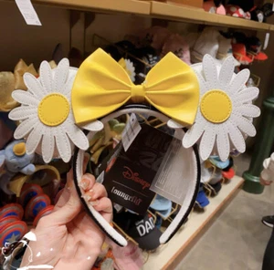 Loungefly Disney Parks Yellow Daisy White Chrysanthemum Headband Ears UK - Picture 1 of 8