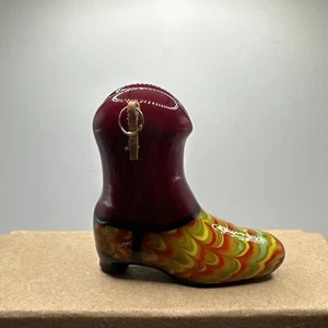 Glas Cowboystiefel Menagerie Glasfigur Fitz & Floyd - Bild 1 von 6
