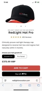 RED LIGHT HAT INNOVATION HAIR LOSS - Picture 1 of 1