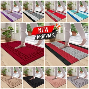Rutschfest Modern Läufer Teppich Lang Flurteppich Küche Fußmatte Tür Eingang Teppich - Bild 1 von 22