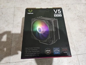 Vetroo | V5 CPU Cooler | 120mm PWM ARGB Fan | Intel & AMD - Bild 1 von 3