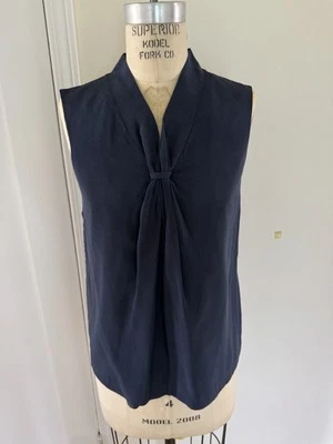 Топ Kate Spade шелковый без рукавов с полной подкладкой - Изображение 1 из 4