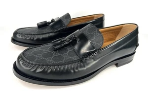 GUCCI Millennial Ribot Supreme Tassel Logo Men Loafers UK 13 - US 13.5 - EU 47 - Picture 1 of 11