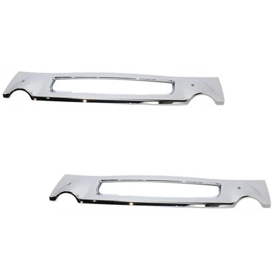 Set of 2 Bumper Face Bar Trims Molding Step Pads Front Driver & Passenger Pair - Изображение 1 из 4