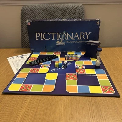 Pictionary Board Game by Mattel 2006 Missing Note Pads - Image 1 of 4