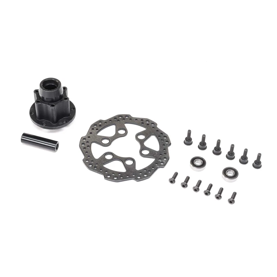 Complete Front Hub Assembly PM-MX/SM LOS262013 Elec Car/Truck Replacement Parts - Image 1 of 1