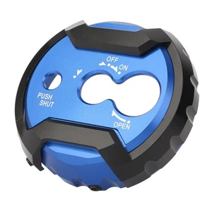 Cubierta de llave azul tapa de encendido cerradura accesorios para Yamaha NMAX 155 15-16 Bike - Imagen 1 de 7