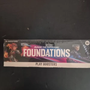 Magic The Gathering Foundations Play Booster Box Sealed 36 packs Foil in Each - Picture 1 of 12