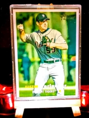 Justin Verlander 2006 Topps Heritage #461 Tigers (RC) '57 Design (NM-M) ✨✨✨✨✨✨✨✨ - Image 1 of 4