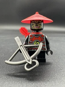 LEGO Ninjago Minifigure Stone Army Scout Yellow Face Red Quiver njo072 (GENUINE) - Picture 1 of 2