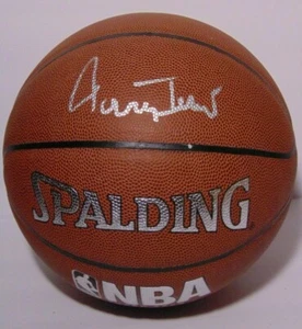 NBA LOGO JERRY WEST SIGNED AUTOGRAPHED NBA BASKETBALL COA LOS ANGELES LAKERS LA - Picture 1 of 9