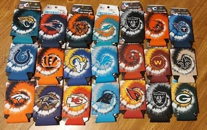 NFL TIE DYE COOZIE COOLER HOLDER KOOZIE ( PICK YOUR TEAM ) - Picture 1 of 22