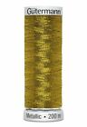 Gutermann Metallic Machine Embroidery Thread, 200m, Colour 7005 GOLD