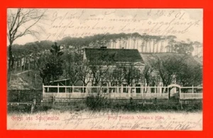 Alte AK s/w Schiffmühle Bad Freienwalde Gasth. Prinz Friedrich Wilhelmshöhe 1901 - Bild 1 von 2