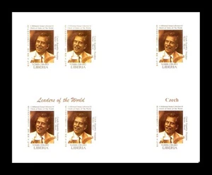 Liberia 1999 Czech Republic President Vaclav Havel Imperf Bloc MNH (BR) - Picture 1 of 1