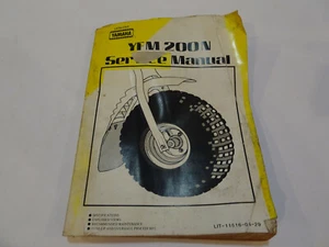 1984 Yamaha YFM 200N Service Repair Shop Manual WORN STAINED FACTORY OEM  - Picture 1 of 3