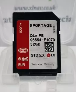 Genuine Kia Sportage Satellite Navigation SAT NAV SD Card 96554 F1070 STD 5.X - Picture 1 of 1