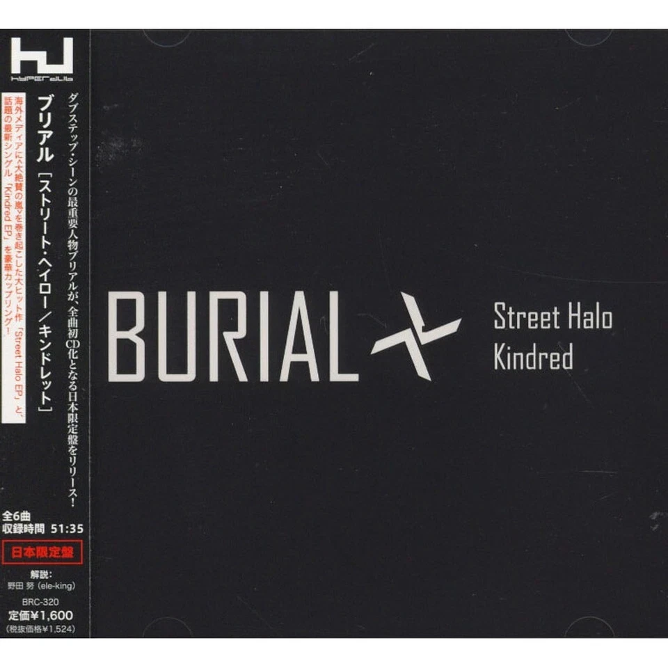 Burial - Street Halo / Kindred CD - SEALED NEW - Japanese Import with OBI Foto 1 de 1