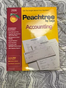Sage Peachtree Pro Accounting 2006 W/ Serial Number - NEW - Photo 1/7