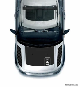 Bonnet Decal Kit with Side Panels for Land Rover DISCOVERY 3 4, LR3 LR4, Hood Gr - Picture 1 of 11