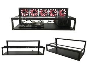 12 Gpu Open Air Mining Rig Frame Crypto Currency Equipment Computer Case BTC