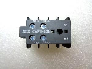 ABB CAF6-20N AUXILIARY CONTACT BLOCK - Picture 1 of 4