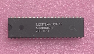 Mostek MK3880N-4 integrated circuit Z80 CPU 40 pin dip date code TC8715 - Picture 1 of 1