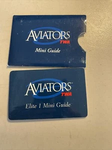VINTAGE AVIATORS TWA AIRLINES ELITE 1 MINI GUIDE (15A) - Picture 1 of 2
