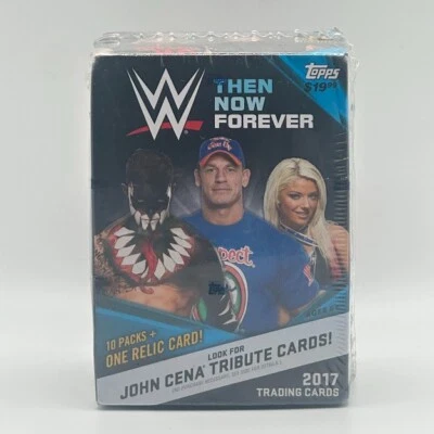 Wwe Wwf Topps Then Ora Forever Wrestling 2017 Sigillato Blaster Scatola John - Immagine 1 di 2