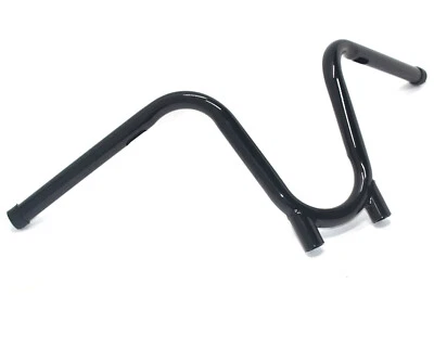 Manillar de contrabando de 1" recortado negro para yamaha tx650 XS650 chopper bobber duro Foto 1 de 4