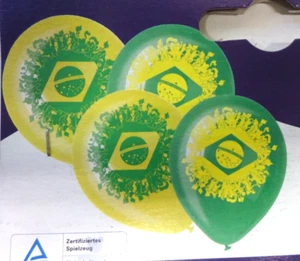 Restposten 132 Pack Luftballons Brasilien Brasil Brazil Ballon Ballons Spielzeug - Bild 1 von 8