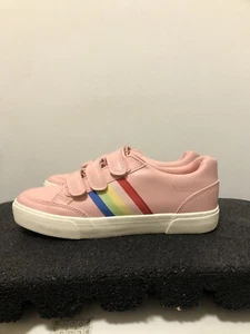 Scarpe da ginnastica Marks & Spencer ecopelle rosa arcobaleno stringate UK 5 EU 38 - Foto 1 di 9