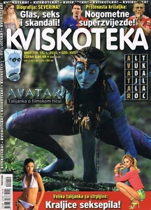 KVISKOTEKA #778 2010 CROATIAN CROSSWORDS MAGAZINE cover ZOE SALDANA (as NEYTIRI) - Picture 1 of 1