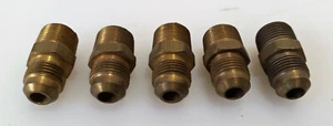3/8" Inch Male Pipe Thread x 3/8" Inch Male Flare Thread Fitting Adapter 5-Pkg. - Picture 1 of 4