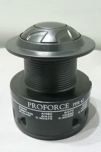 OKUMA? PROFORCE REEL PFR40 BLACK COMPOSITE SPOOL -USED FISHING SPARES- PRO FORCE - Picture 1 of 7