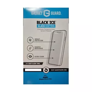 GADGET GUARD BLACK ICE PREMIUM TEMPERED GLASS FOR IPHONE 13 / 13 PRO NEW 60182 - Picture 1 of 3