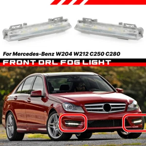 Nebelscheinwerfer Tagfahrlicht für Mercedes-Benz C/E/SLK-Klasse W204 W212 R172 - Bild 1 von 17