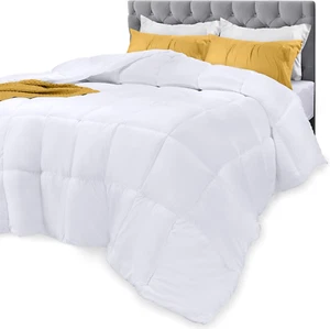 Comforters Queen Size, All Season Duvet Insert, down Alternative Box Stitched Be - Picture 1 of 10