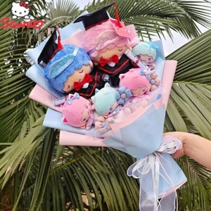 SANRIO PLUSH BOUQUET HELLO KITTY MY MELODY CINNAMOROLL GRADUATION GIFT VALENTINE - Picture 1 of 2