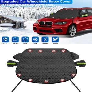Winter Magnetic Car Truck Windshield Cover Protector Snow Frost Guard Sun Shade - Picture 1 of 8