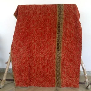 Vintage Ralli Gudari Kantha Throw Twin Quilt Handmade 1 Pc Bedding Traditional - Picture 1 of 2