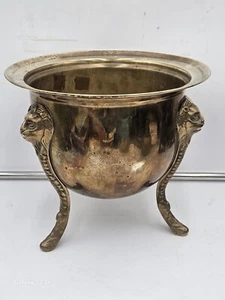 Antique Mottahedeh For Connoisseur 9" Dia. LION Head & Claw Feet Vase/Urn... - Picture 1 of 5