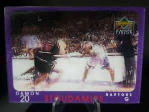 1997-98 Upper Deck Diamond Vision 3D 26 Damon Stoudamire Basketball Card Raptors