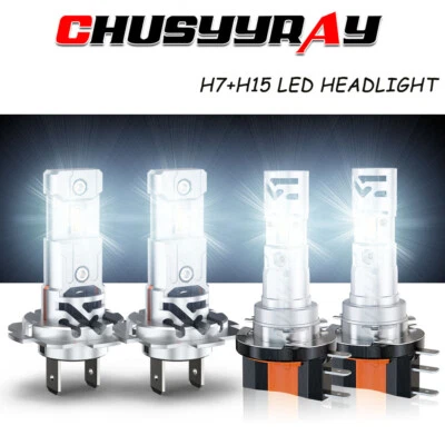 Kit de faros LED Fit 2015-2016 BMW 228i xDrive bombillas blancas alto/bajo Foto 1 de 4