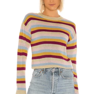 NWT Tularosa Revolve Striped Kokomo Pullover Sweater Wool Acrylic Blend Sz L - Imagen 1 de 16