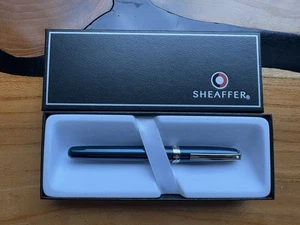 Sheaffer Prelude 383 Petrol Blue NT Fountain Pen USA - Picture 1 of 13