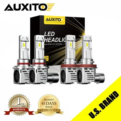 4x H11 9005 LED Headlight Bulb for Nissan Quest 2011-17 Rogue 2008-2014 6500K M7 - Image 1 of 4