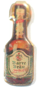 Barre Brau Bottle Private Brewery German Beer Pin (nicer than picture) - Picture 1 of 1