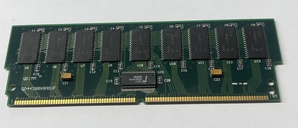 Lot 4x 128MB 168- Pin Buffered EDO RAM Modules QD41288x8ABUF ECC Server Memory - Image 1 of 4